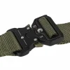 Curea Tactica pentru pantaloni, culoare Camuflaj cu catarama Neagra