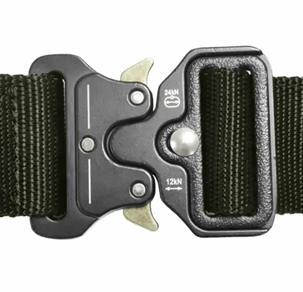 Curea Tactica pentru pantaloni, culoare Camuflaj cu catarama Neagra