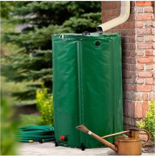 Rezervor pliabil pentru apă de ploaie, 750 L, cu robinet
