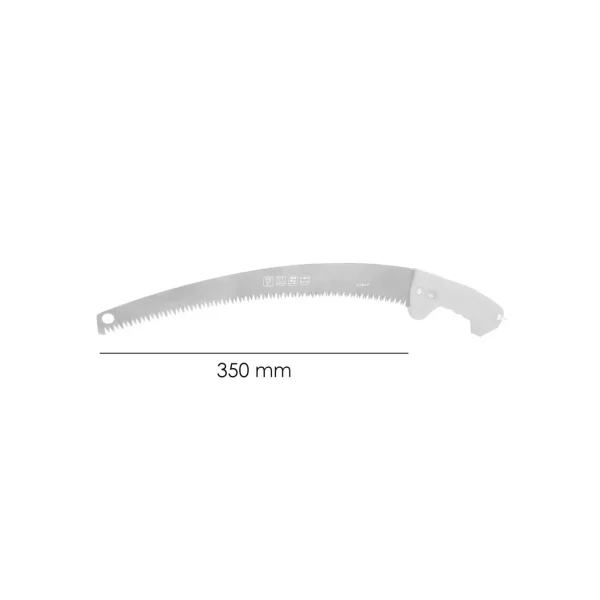 Fierastrau taiat crengi 350mm teflonat cu gaura pentru maner prelungitor, Richmann Exclusive