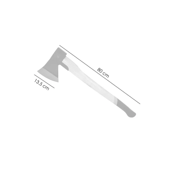 Topor, coada lemn, cu protectie, 1.5 kg, 13.5x70 cm, Richmann Exclusive