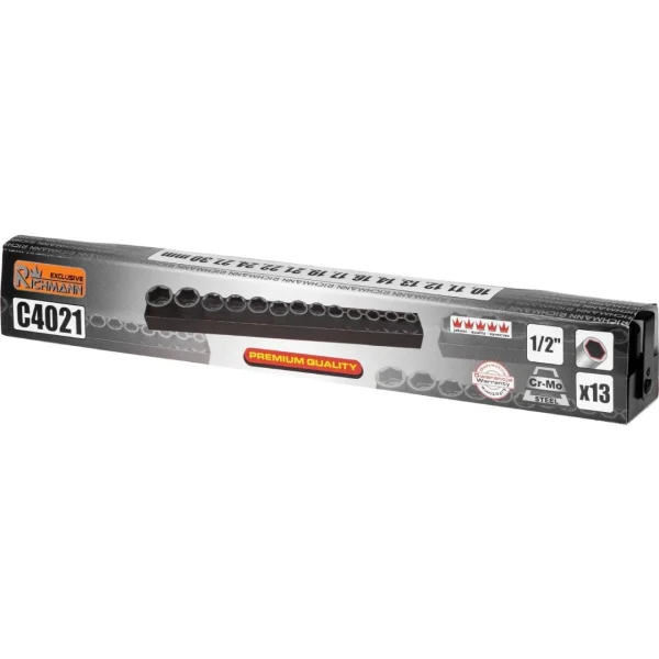Capete tubulare de impact 1/2", 10-30 mm, Cr-Mo, RICHMANN EXCLUSIVE