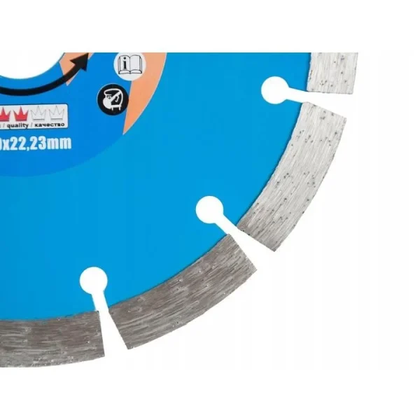 Disc diamantat segmentat, beton, taiere uscata,150 mm/22.23 mm, Richmann
