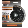 Disc diamantat turbo subtire, ceramica, taiere umeda si uscata, 125 mm/22.23 mm, Richmann Exclusive