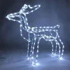 Decoratiune Craciun, ren, 144 LED, 230V, 59x27.5x64 cm