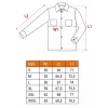 Camasa pentru lucru, de blugi, model Denim, marimea M/50, NEO
