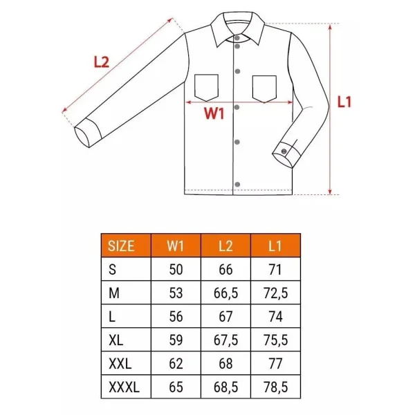 Camasa pentru lucru, de blugi, model Denim, marimea M/50, NEO
