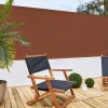 Paravan pentru balcon, terasa, gard, UV, 800 g/m2, maro, 3x0.9 m