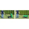 Carucior de gradina, transport, Chomik, metalic, verde, max 300 kg, 110x51x50 cm