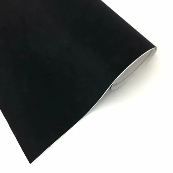 Rola folie pentru colantare auto, model Catifea Neagra, 15m x 1.35m