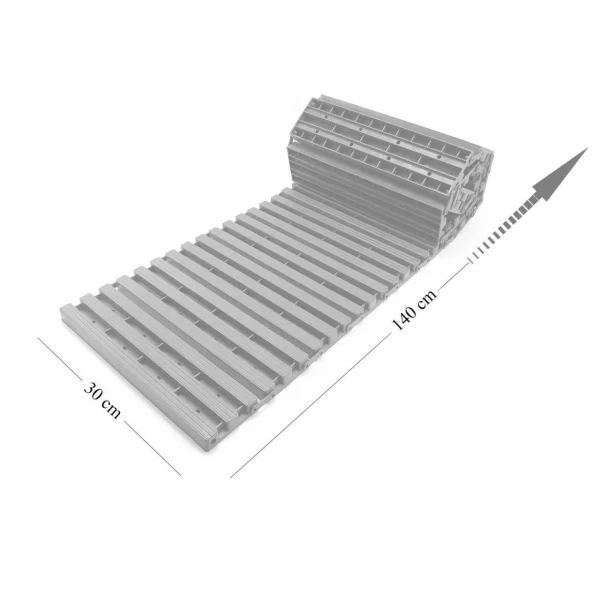 Poteca de gradina, polipropilena, 30x8.5 cm, 140 cm