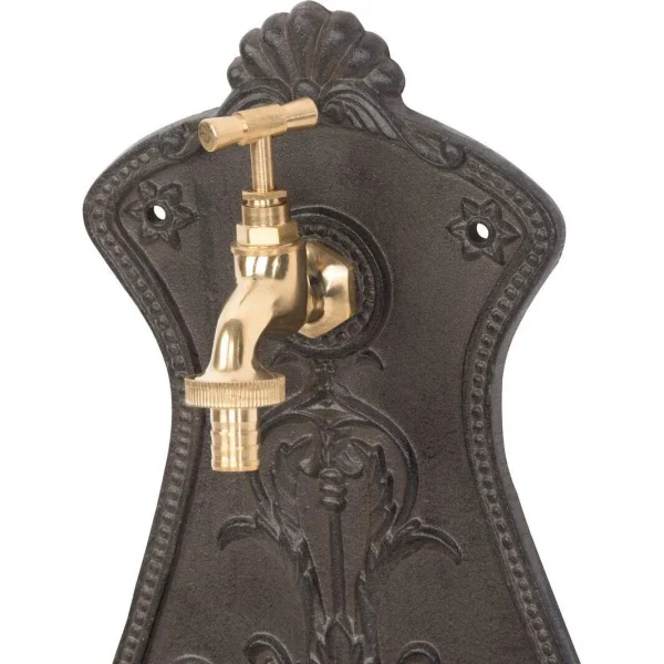 Chiuveta de gradina, model mini, aluminiu, maro, 25x11.5x41.5 cm, Strend Pro