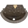 Chiuveta de gradina, model mini, aluminiu, maro, 25x11.5x41.5 cm, Strend Pro