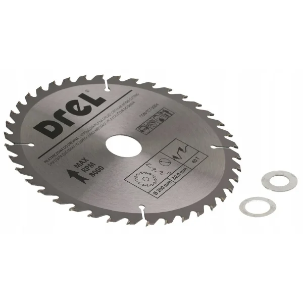 Disc circular vidia, 40 dinti, 200 mm, Drel