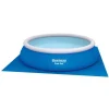Covor de protectie pentru piscina, suport, PVC, albastru, 396x396 cm, Bestway
