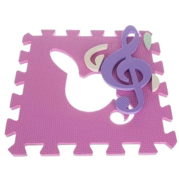 Covor tip puzzle, pentru copii, spuma EVA, 25 piese, 30x30 cm, Isotrade