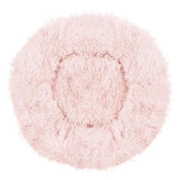 Culcus moale, pentru caine/pisica, roz murdar, 70 cm