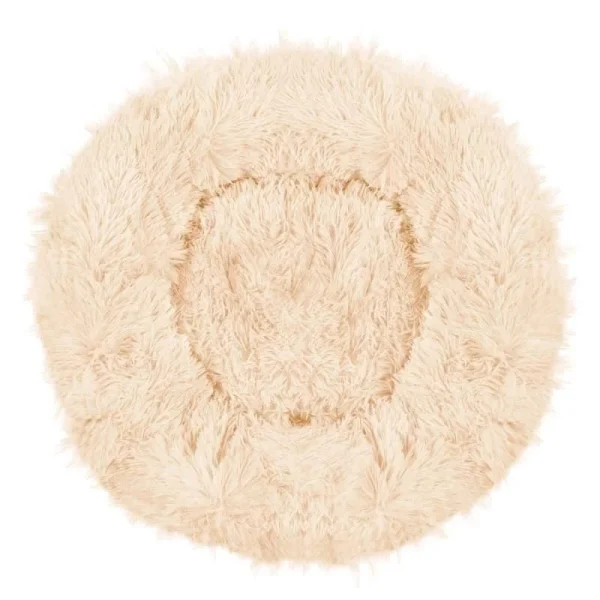 Culcus moale, pentru caine/pisica, crem, 50 cm