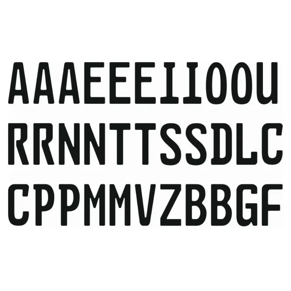 Placuta de inmatriculare "CUSTOM TEXT", dimensiune 52 x 11 cm, culoare alba, material PVC, 33 de caractere incluse