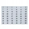 Cutie metalica, pentru chei, 48 carlige, cu brelocuri cu eticheta, 25x8x20 cm