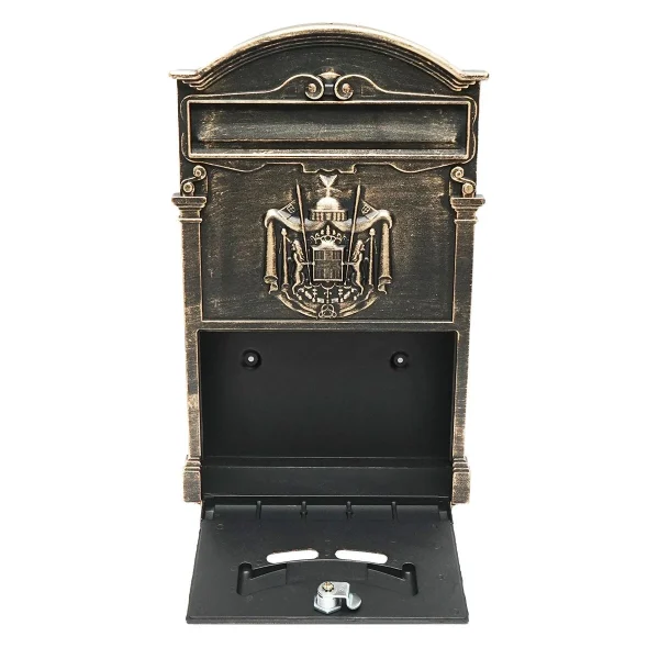 Cutie postala, auriu antic, 26x9x41 cm