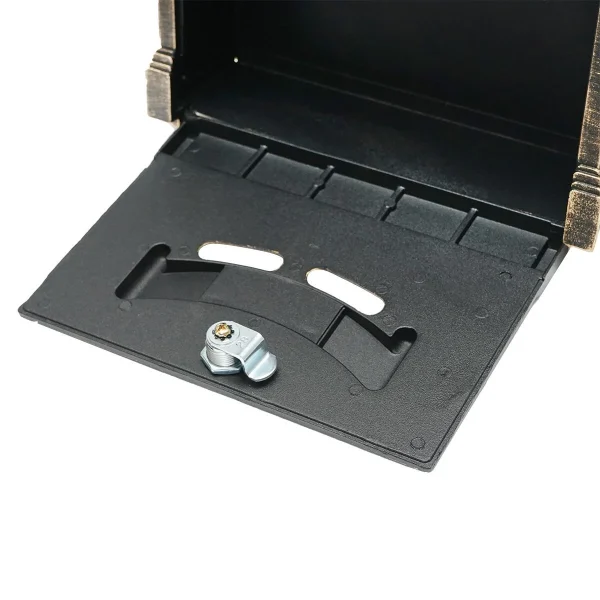 Cutie postala, auriu antic, 26x9x41 cm