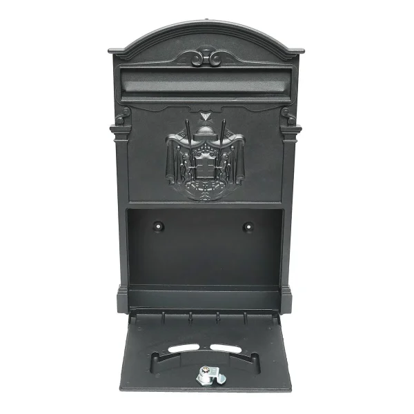 Cutie postala, negru antracit, 26x9x41 cm