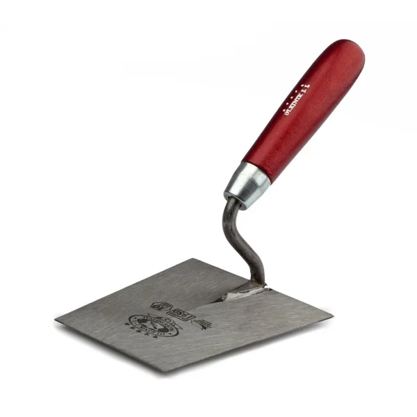 Mistrie otel calit, trapez, lata, 18 cm, maner lemn, Olejnik