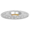 Disc circular slefuit, modelat, cu gauri, otel carburat, pentru lemn, plastic, 125x22 mm, Strend Pro