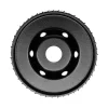 Disc circular slefuit, modelat, raspel, pentru lemn, plastic, cauciuc, beton celular, gradatie I, 120x22.2 mm, Dedra