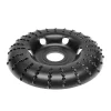 Disc circular slefuit, modelat, raspel, pentru lemn, plastic, cauciuc, beton celular, radial, convex, 120x22.2 mm, Dedra