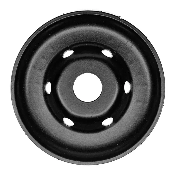 Disc circular slefuit, modelat, raspel, pentru lemn, plastic, cauciuc, beton celular, radial, convex, 120x22.2 mm, Dedra