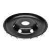 Disc circular slefuit, modelat, raspel, pentru lemn, plastic, cauciuc, beton celular, radial, convex, 120x22.2 mm, Dedra