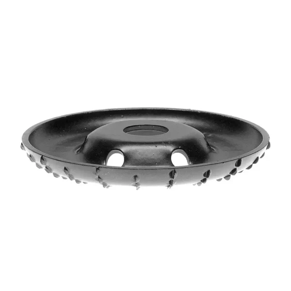 Disc circular slefuit, modelat, raspel, pentru lemn, plastic, cauciuc, beton celular, radial, convex, 120x22.2 mm, Dedra