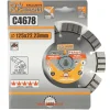 Disc diamantat segmentat, beton armat, caramida, taiere uscata, 125 mm/22.23 mm, Richmann Exclusive