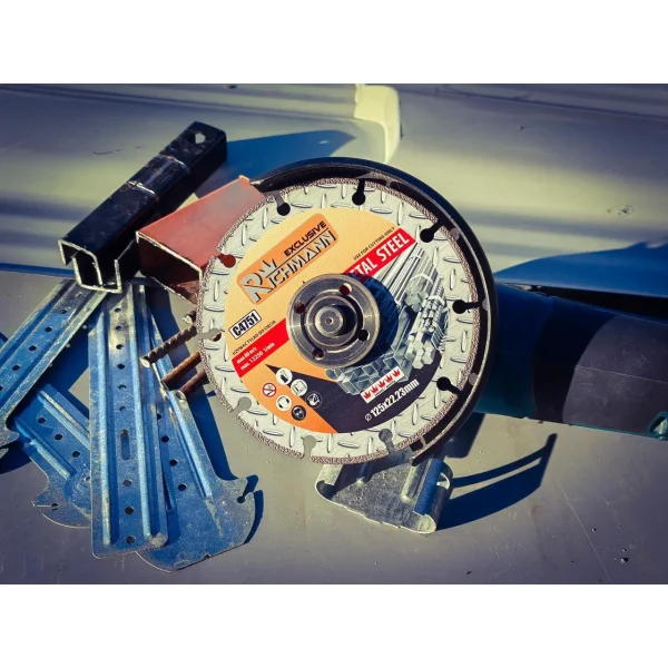 Disc diamantat segmentat, metal, taiere uscata, 125x1.4 mm, Richmann Exclusive