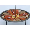 Disc pentru gratar, fonta, tip grill, cu picioare si agatator, 50 cm, Barbeque 