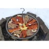 Disc pentru gratar, fonta, tip grill, cu picioare si agatator, 50 cm, Barbeque 
