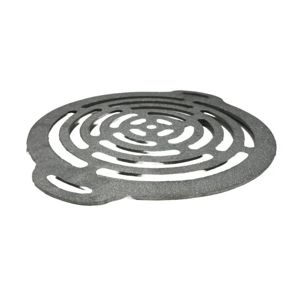 Disc pentru gratar, fonta, tip grill, cu picioare, set 4 piese, 49.5 cm