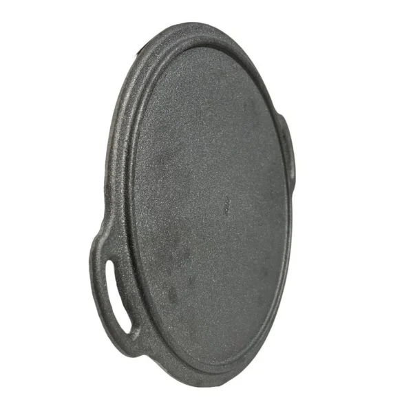 Disc pentru gratar, fonta, tip grill, cu picioare, set 4 piese, 49.5 cm