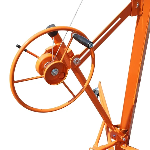 Dispozitiv/macara pentru ridicat placi rigips carton, OSB, MDF, PAL, 4.57 m, Thor