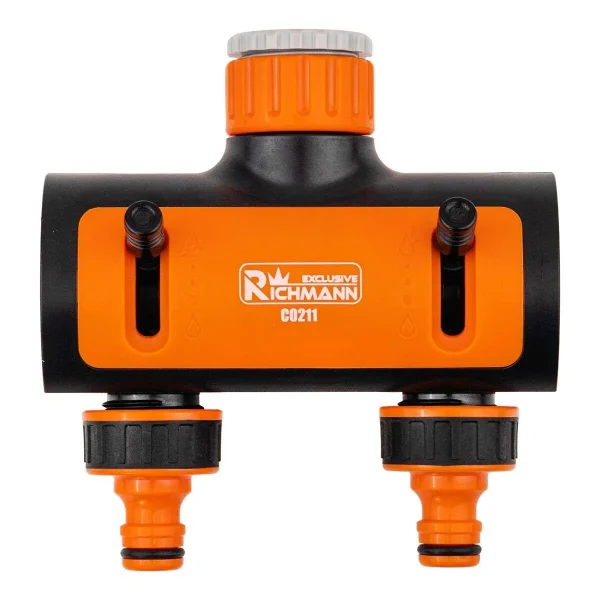 Distribuitor furtun cu 2 cai, 3/4-1", 12.5 mm, Richmann Exclusive