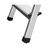 Scara aluminiu, 2 tronsoane, 1 treapta, platforma, max 125 kg, 0.44 m, Drabest