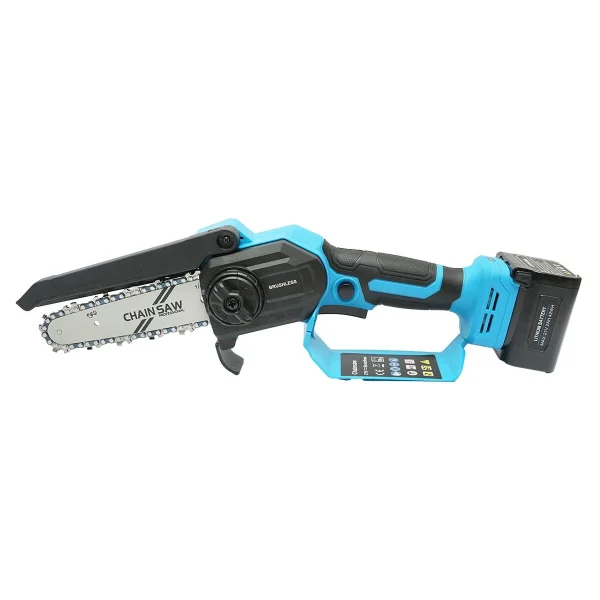 Drujba electrica pentru crengi, cu acumulator 2 Ah, incarcator 21V Li-Ion, cu geanta, 18 cm