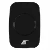 Sonerie wireless, Malatec, 300 m, 60 tonuri, alimentare retea, negru, IP44, 9.5x6.5x3 cm