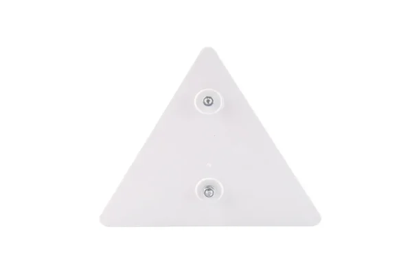 Set 2 triunghiuri de avertizare reflectorizante pentru remorci, culoare rosie, dimensiune 15 x 15 cm