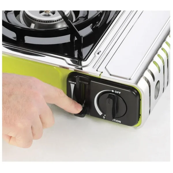 Aragaz smart camping, portabil, Meva, un arzator, aprindere piezo-electrica