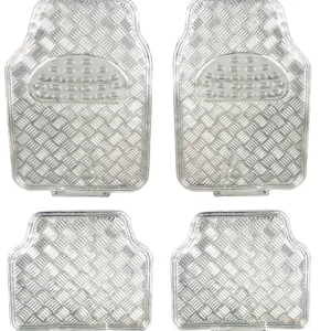 Covorase Auto Universale, model Diamond, culoare Crom Argintiu