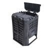 Compostor de gradina, 360 L, negru
