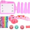 Masa Muzicala de Desen pentru copii cu Proiector, model Girafa, culoare Roz, 24 imagini, AVX-WT-222-2-PINK-GIRAFFE